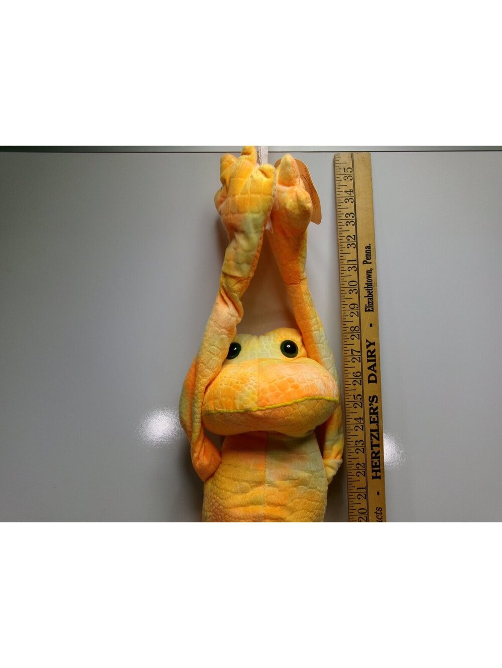 Kellytoy Animal Pals Orange Hanging Frog Plush Long Arms Legs